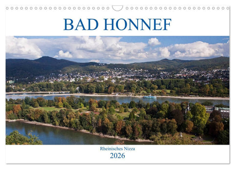 Bad Honnef - Rheinisches Nizza (Wandkalender 2026 DIN A3 quer), CALVENDO Monatskalender