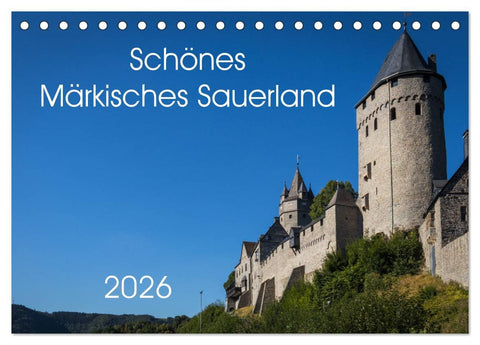 Schönes Märkisches Sauerland (Tischkalender 2026 DIN A5 quer), CALVENDO Monatskalender