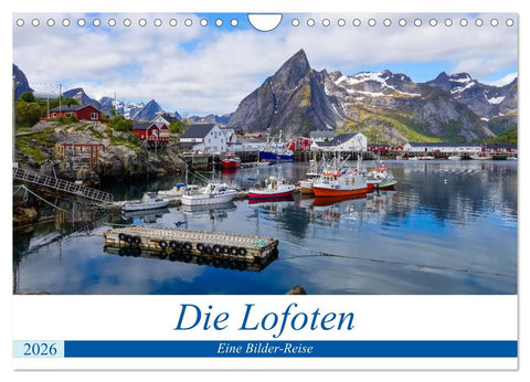 Die Lofoten - Eine Bilder-Reise (Wandkalender 2026 DIN A4 quer), CALVENDO Monatskalender