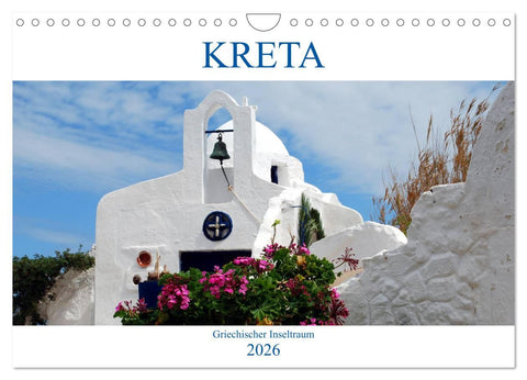 Kreta - Griechischer Inseltraum (Wandkalender 2026 DIN A4 quer), CALVENDO Monatskalender