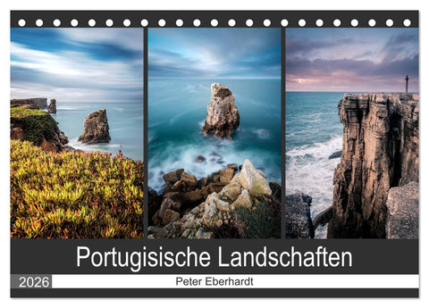 Portugisische Landschaften (Tischkalender 2026 DIN A5 quer), CALVENDO Monatskalender