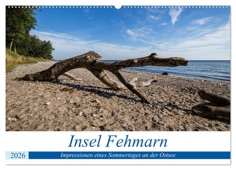 Insel Fehmarn - Impressionen eines Sommertages an der Ostsee (Wandkalender 2026 DIN A2 quer), CALVENDO Monatskalender
