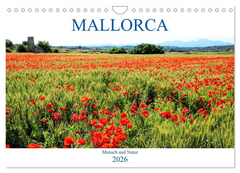 MALLORCA Mensch und Natur (Wandkalender 2026 DIN A4 quer), CALVENDO Monatskalender