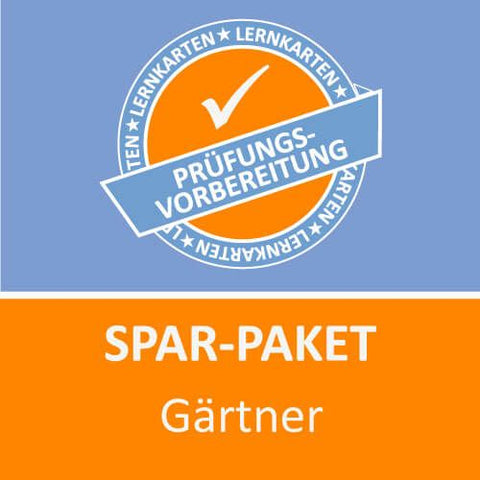Lernkarten Paket Gärtner
