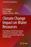 Climate Change Impact on Water Resources