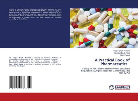 A Practical Book of Pharmaceutics