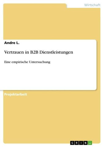 Vertrauen in B2B Dienstleistungen