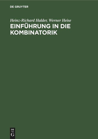 Einführung in die Kombinatorik