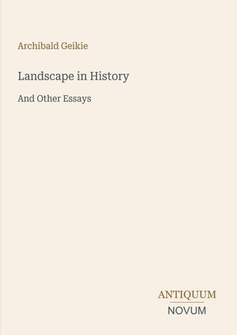 Landscape in History