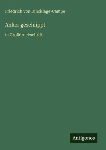 Anker geschlippt