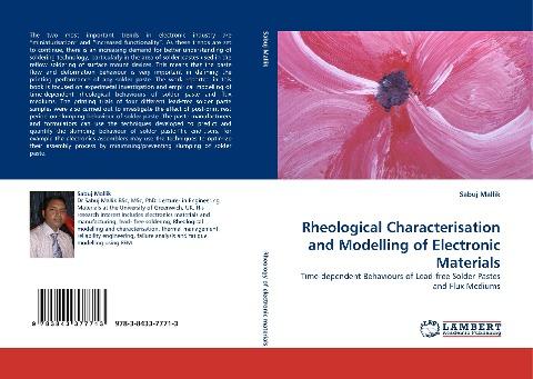 Rheological Characterisation and Modelling of Electronic Materials