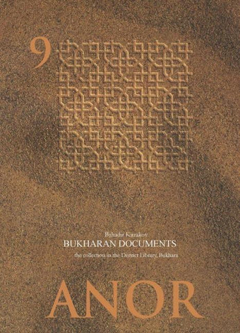 Bukharan Documents