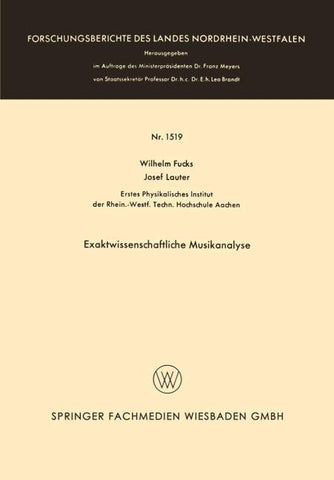 Exaktwissenschaftliche Musikanalyse