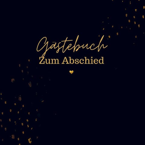 Gästebuch Zum Abschied- Gästebuch Blanko