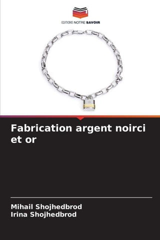 Fabrication argent noirci et or