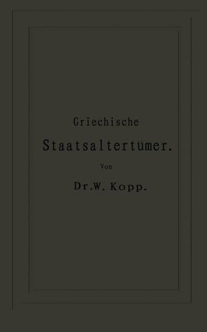 Griechische Staatsaltertümer