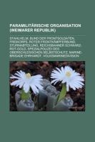 Paramilitärische Organisation (Weimarer Republik)