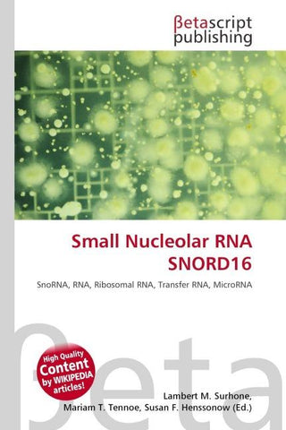 Small Nucleolar RNA SNORD16