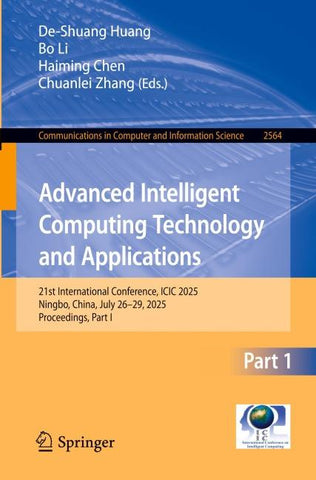 Advanced Intelligent Computing Technology and Applications