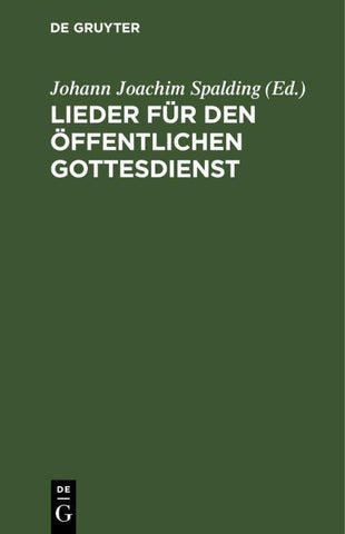 Lieder für den öffentlichen Gottesdienst