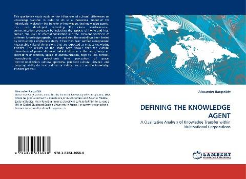 DEFINING THE KNOWLEDGE AGENT
