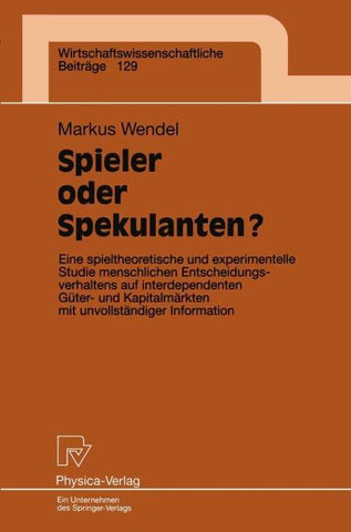 Spieler oder Spekulanten?