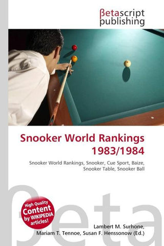 Snooker World Rankings 1983/1984