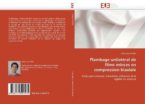 Flambage unilatéral de films minces en compression biaxiale