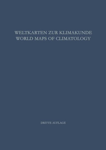 Weltkarten zur Klimakunde / World Maps of Climatology