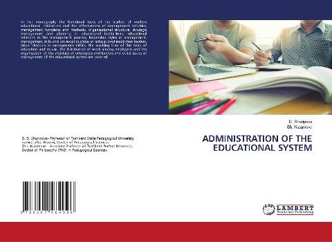 ADMINISTRATION OF THE EDUCATIONAL SYSTEM