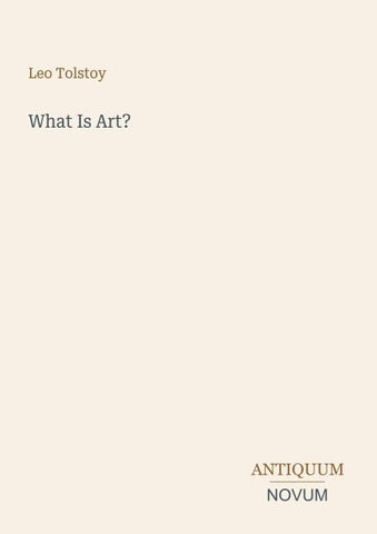 What Is Art?