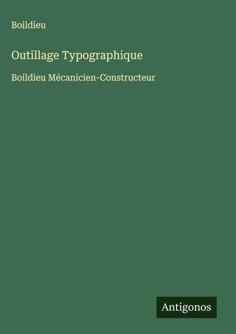 Outillage Typographique