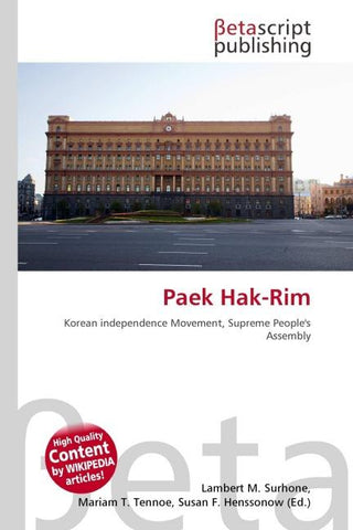 Paek Hak-Rim