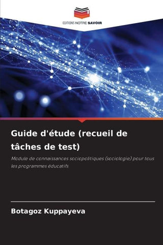 Guide d'étude (recueil de tâches de test)
