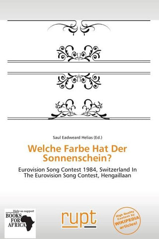 Welche Farbe Hat Der Sonnenschein?