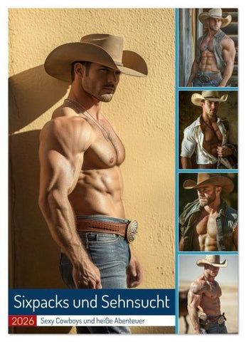 Sixpacks und Sehnsucht (Wandkalender 2026 DIN A3 hoch), CALVENDO Monatskalender