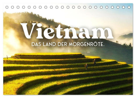 Vietnam - Das Land der Morgenröte. (Tischkalender 2026 DIN A5 quer), CALVENDO Monatskalender