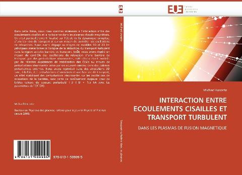 INTERACTION ENTRE ECOULEMENTS CISAILLES ET TRANSPORT TURBULENT