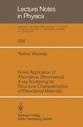 Novel Application of Anomalous (Resonance) X-ray Scattering for structural Characterization of Disordered Materials
