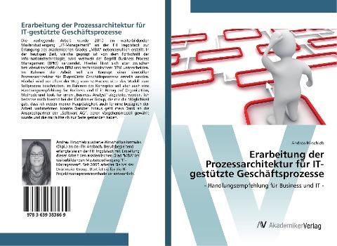 Erarbeitung der Prozessarchitektur für IT-gestützte Geschäftsprozesse