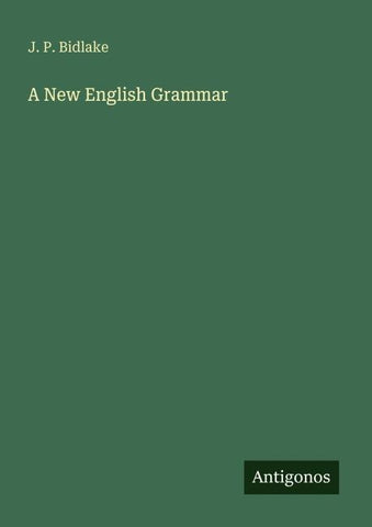 A New English Grammar
