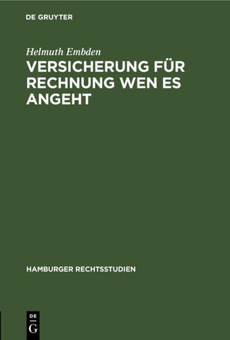 Versicherung für Rechnung wen es angeht