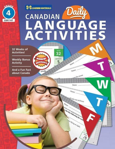 Canadian Grade 4 Daily Language Activities