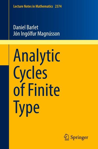 Analytic Cycles of Finite Type