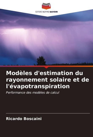 Modèles d'estimation du rayonnement solaire et de l'évapotranspiration