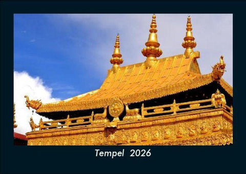 Tempel  2026 Fotokalender DIN A5
