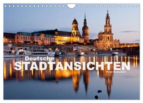 Deutsche Stadtansichten (Wandkalender 2026 DIN A4 quer), CALVENDO Monatskalender