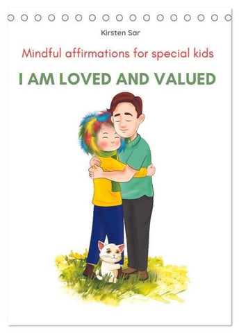 I am loved and valued (Desk Calendar 2026 DIN A5 portrait), CALVENDO 12 Month DeskCalendar