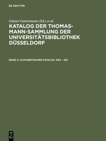 Alphabetischer Katalog. Era – Kei