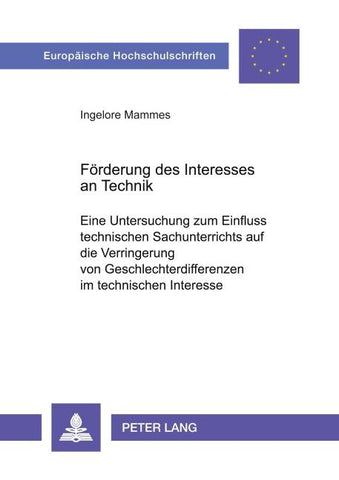 Förderung des Interesses an Technik